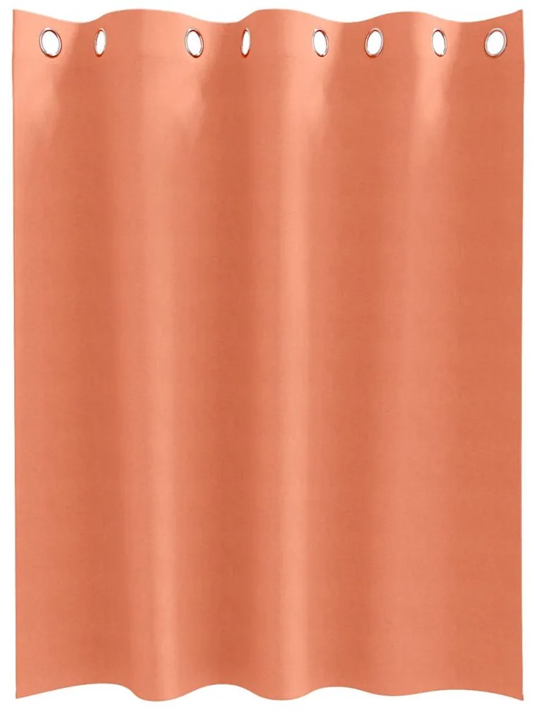 Függönyök függönyökkel 2 pcs Terrakotta 140x140cm Poliészter