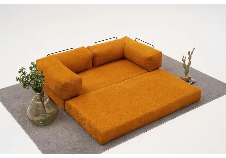 Sarokkanapé Comfort Mini - Narancssárga