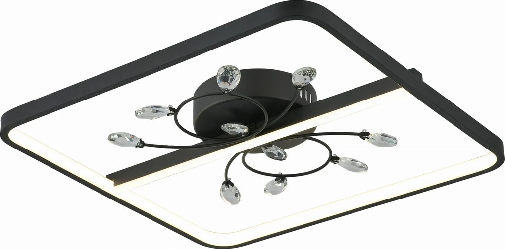 Dacota Led plafon matt fekete 639301-30