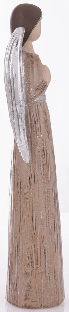 Dekorfigura angyal Műanyag Többszínű 28,5x10x6cm