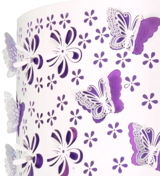 ONLI - Gyerek csillár TITILLA 1xE27/22W/230V lila/fehér