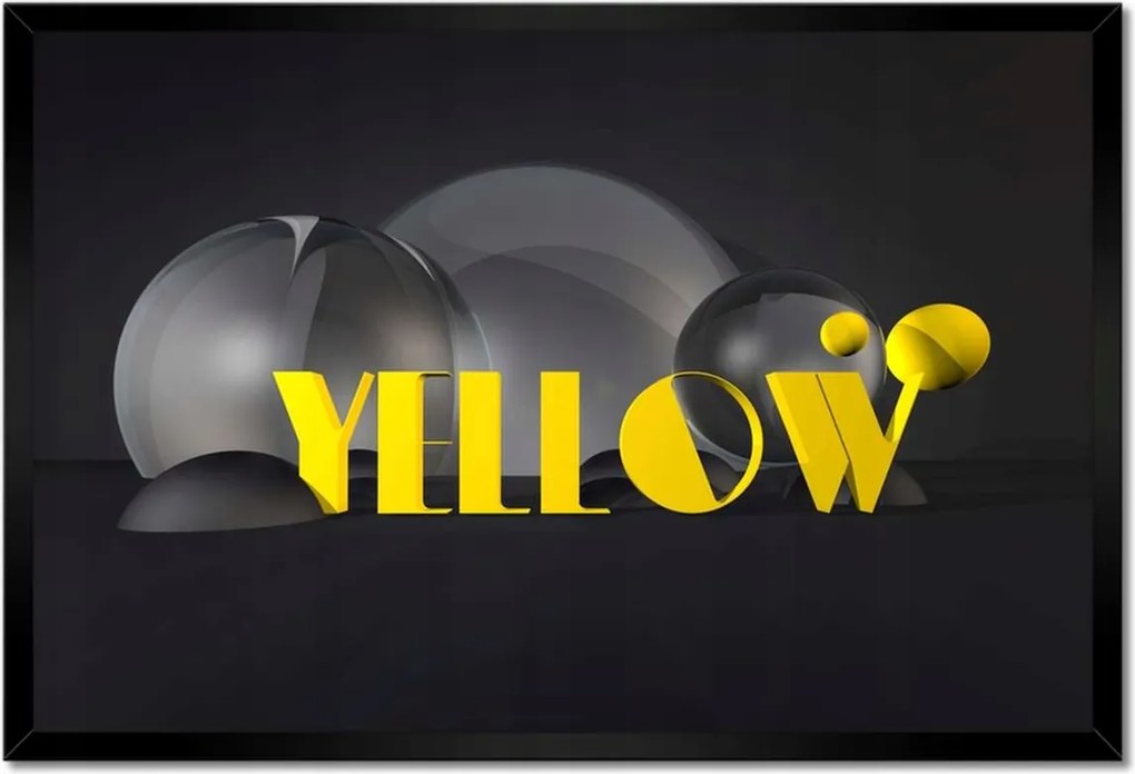 Poszterek keretben 60x40 Yellow