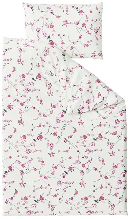 FLORAL CREAM krém krepp ágyneműhuzat Ágyneműhuzat mérete: 70 x 90 cm | 140 x 200 cm