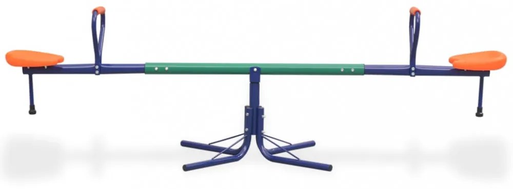 360 fokban forgó narancssárga mérleghinta