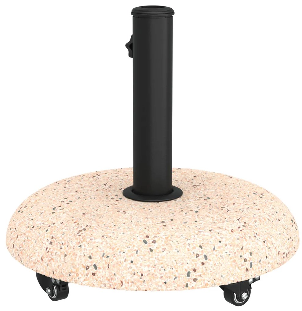 Kerekes Napernyő Talapzat 37/42/52/58mm Rúdhoz Sárga Beton