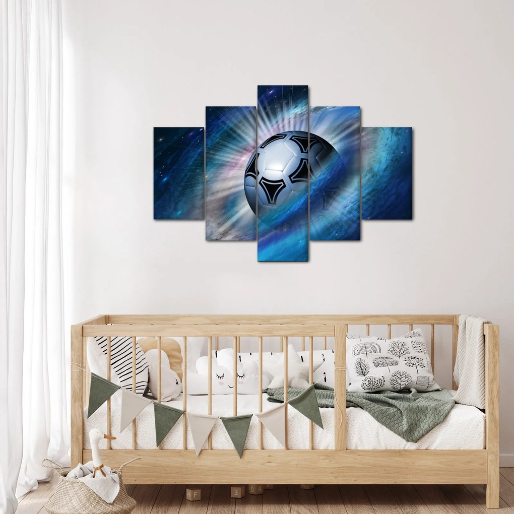 Kép - Futball a térben (150x105 cm)