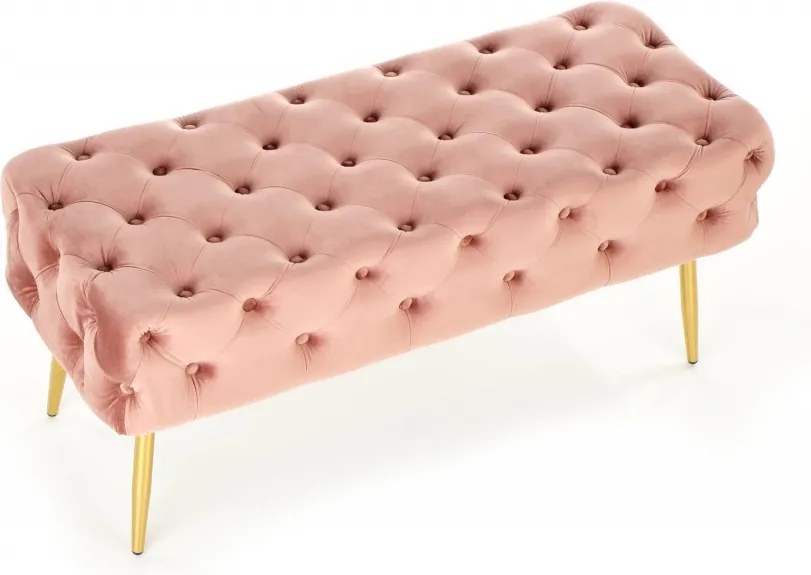 Athena pad rózsaszín bársony
