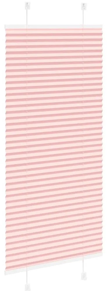 pliszírozott redőny rózsaszín 65x150 cm szövetszélesség 64,4 cm