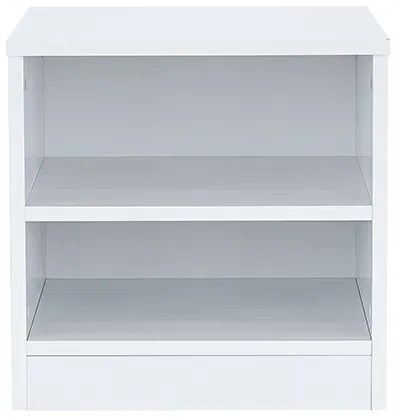 Miami éjjeliszekrény nyitott 40x40 cm fehér-fehér