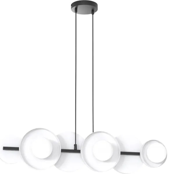 Kábelre függesztett csillár MODEL 6xG9/8W/230V fehér