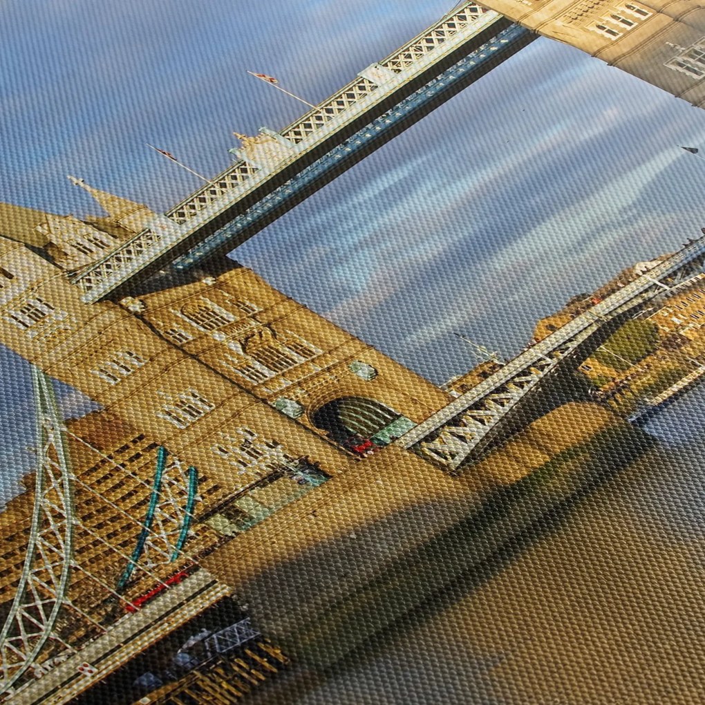 Kép - Tower Bridge (órával) (90x30 cm)