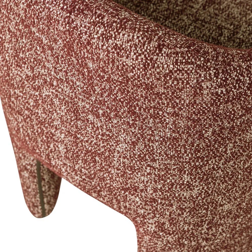 Terrakotta színű kárpitozott irodai szék Cordo – WOOOD