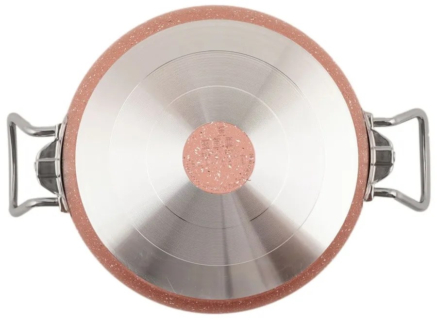 Classic rózsaszín alumínium serpenyő, ø 22 cm - Güral Porselen