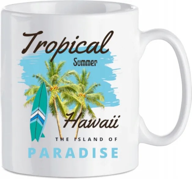 Színes nyomott mintás bögre Hawaii Kerámia 330 ml