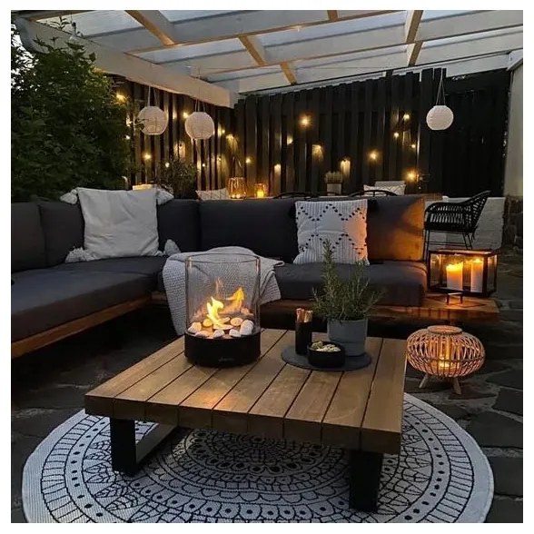 Planika Chantico Glassfire - BIO kandalló 36,1x25,1 cm 2,5kW