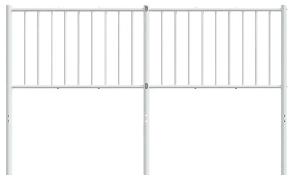 fehér fém fejtámla 160 cm