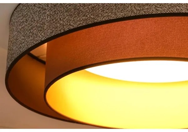 Brilagi - LED Dimmelhető lámpa VEGAS SHINE LED/24W/230V átm. 60 cm barna + távirányító