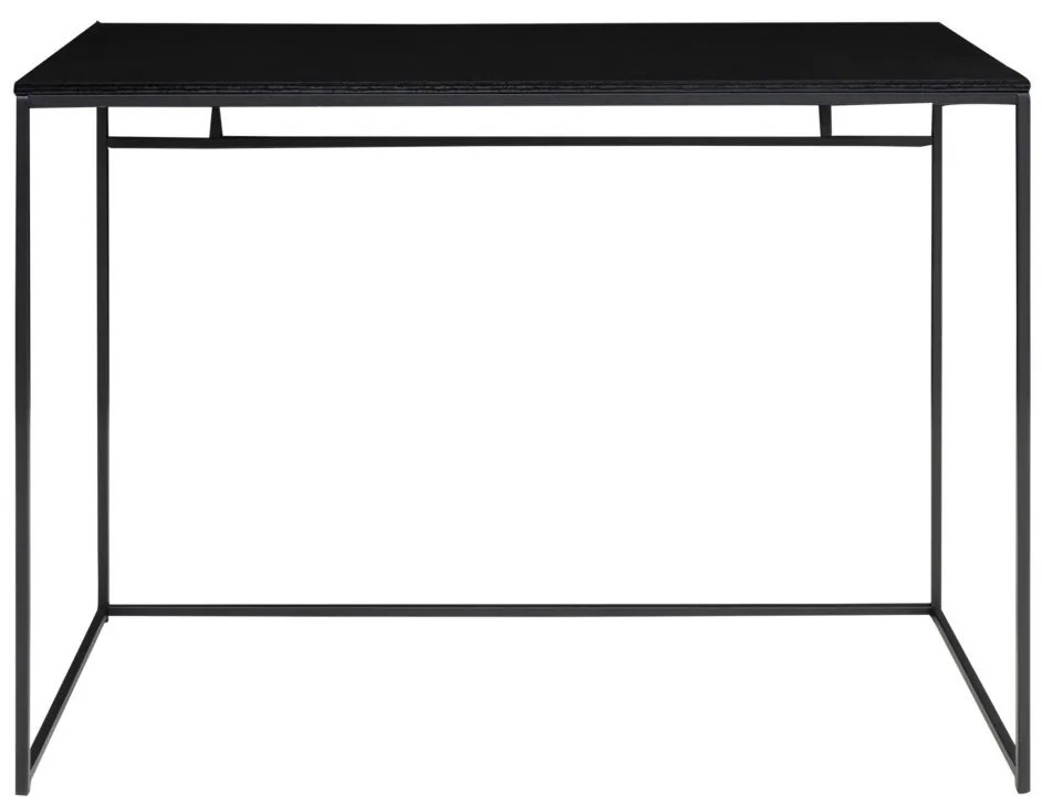 Vita íróasztal, fekete kerettel 100x45x75 cm