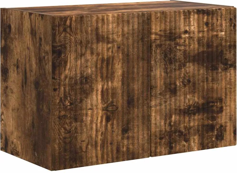 vidaXL TV Fali Szekrény Füstölt tölgy 59,5 x 31 x 40 cm Faanyag