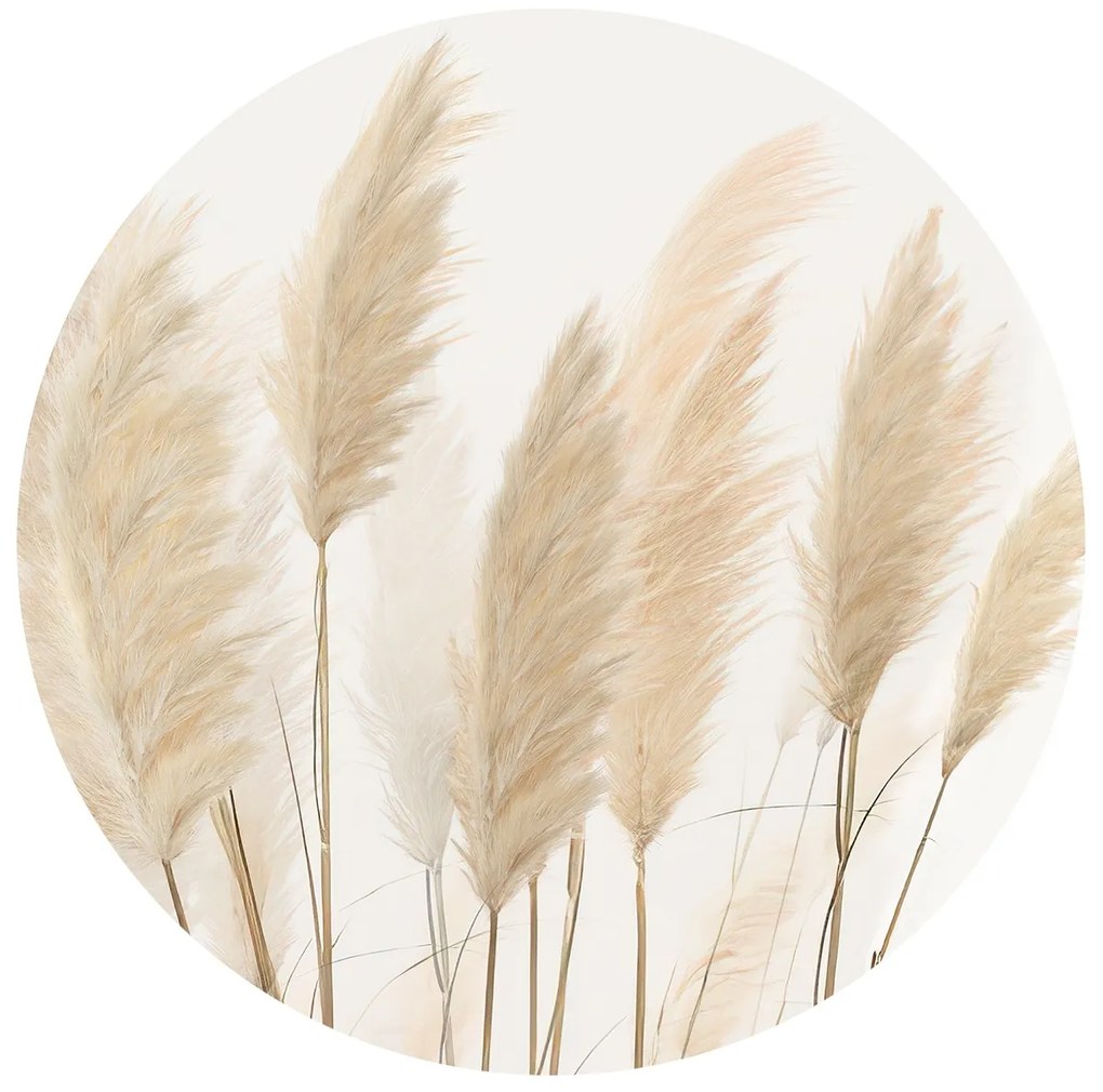 Kör alakú fotótapéta Pampas 125 x 125 cm, 2 rész