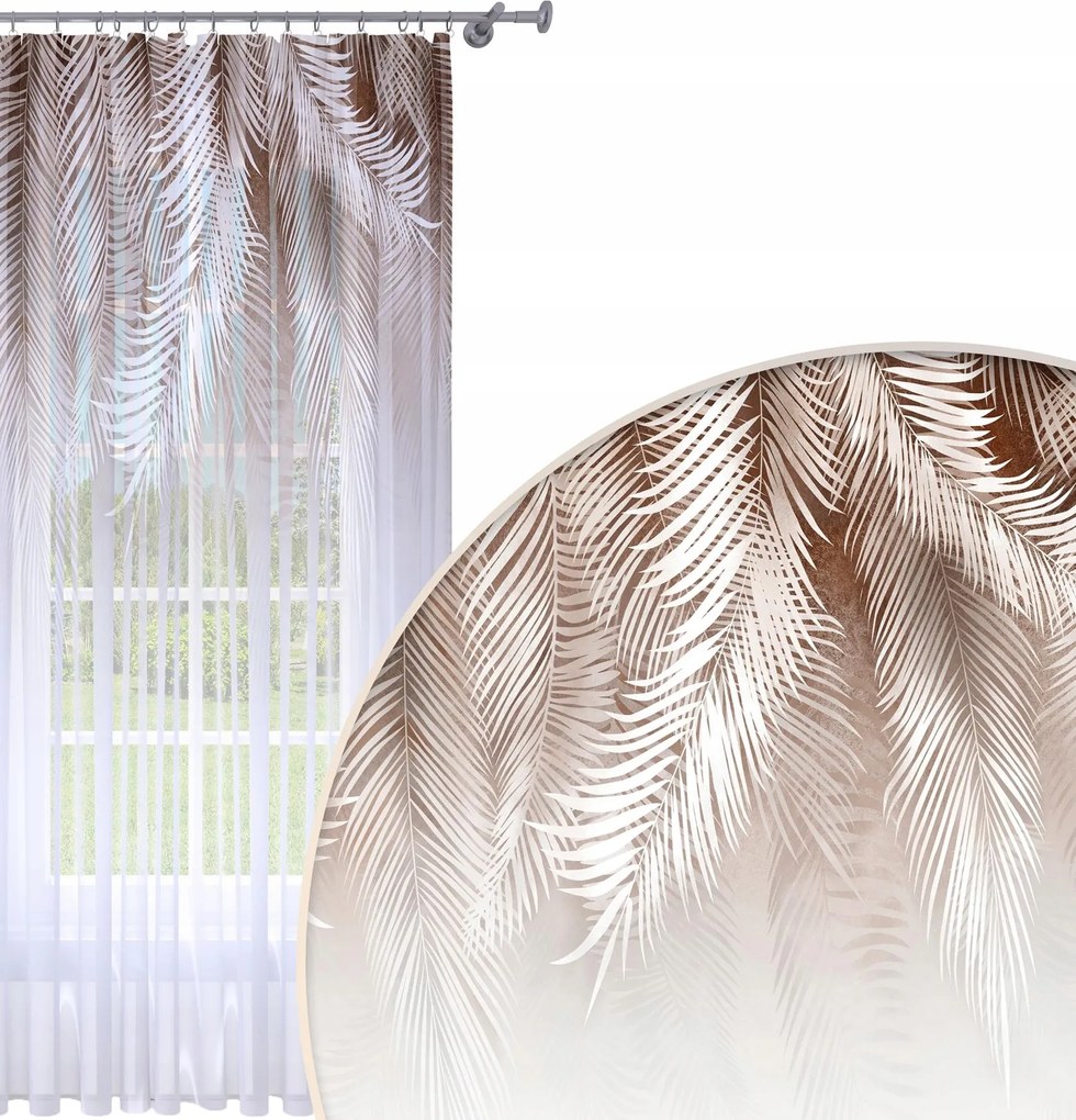 Függöny Kész 140x240 Fátyol Festett Béka Mintás 192