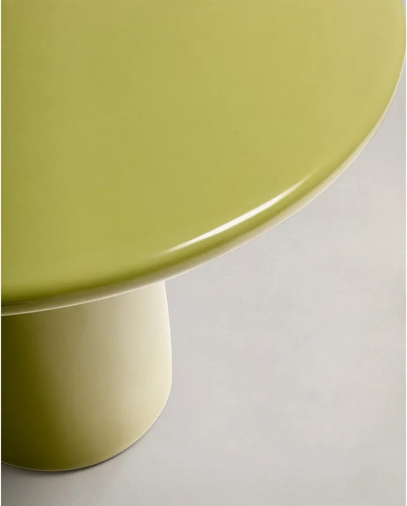 Beton kerek kerti dohányzóasztal ø 65 cm Albanella – Kave Home