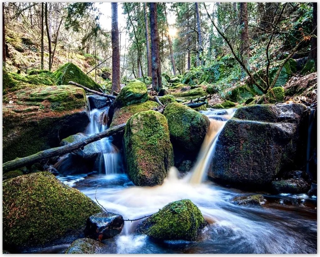 Poszterek 50x40 Hegyi patak Tájkép