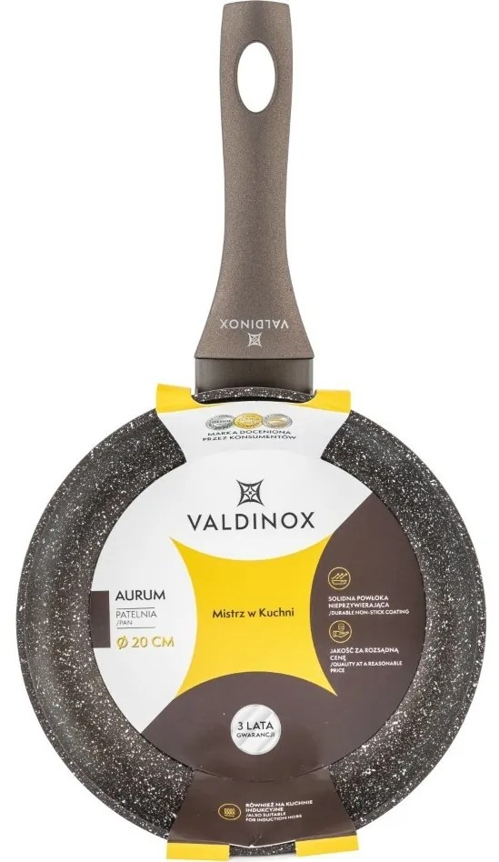 Valdinox Aurum serpenyő tapadásmentes felülettel, 20 cm, 20 cm