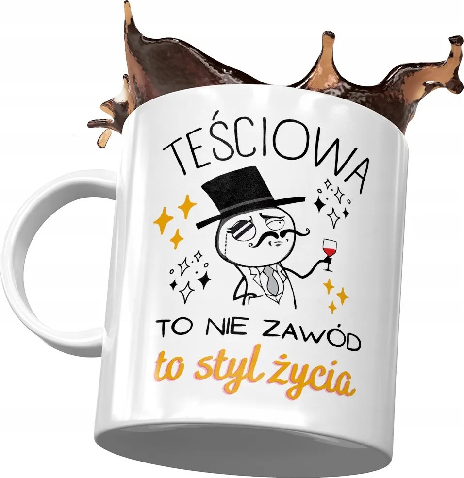 Bögre anyósnak, családnak Ajándék Nyomtatott Fotóval