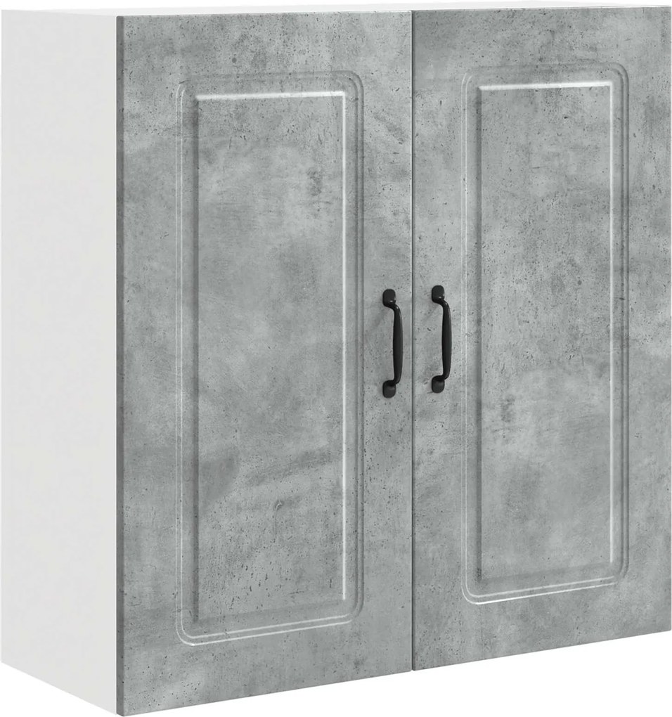 vidaXL Konyhaszekrény Kalmar Beton Szürke 80 x 31 x 80 cm Faanyag