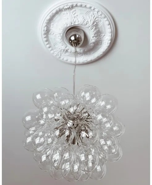 ByRydens 4200440-7002 - Csillár zsinóron GROSS 8xG9/4W/230V átlátszó