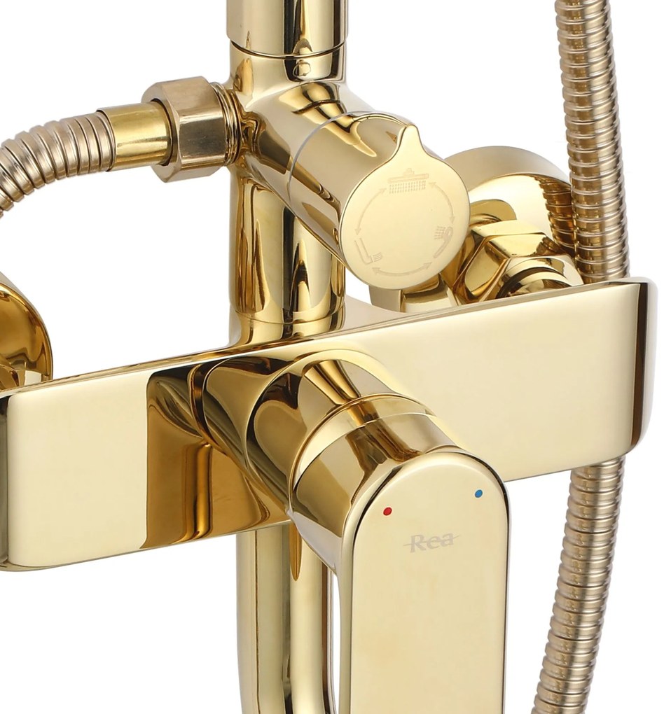 Zuhanyszett REA BLOOM GOLD