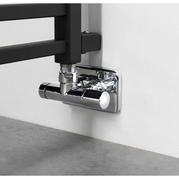 Sapho - Fürdőszobai radiátor METRO SPACE 525 W/230 V 55 x 143 cm matt fekete