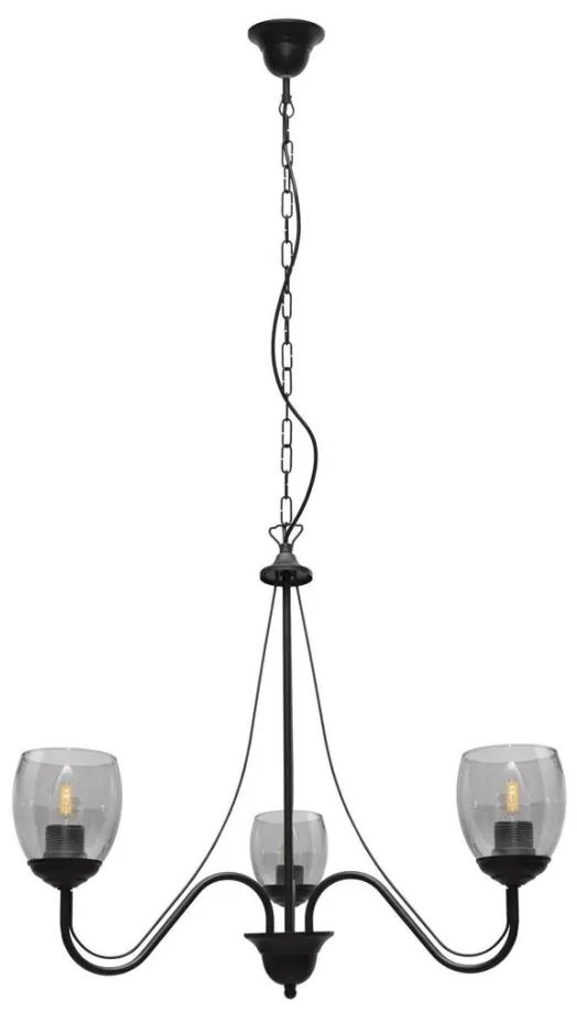 Csillár láncon ALLENA 3xE27/15W/230V