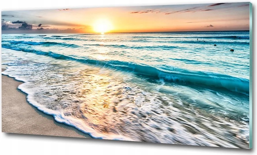 Fotó vászonkép edzett üveg New York éjszaka 140x70