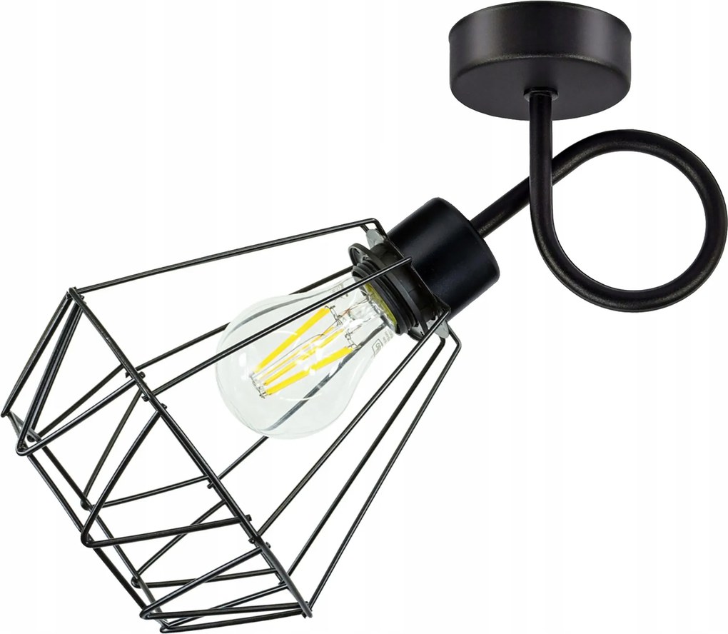 Fali Lámpa E27 mennyezet fix loft vezeték Gyémánt