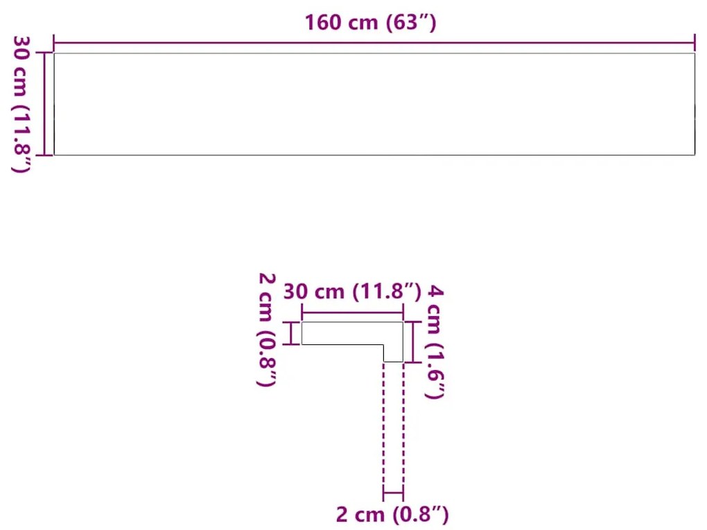 ablakpárkányok 2 db világosbarna 160x30x2 cm tömör fa tölgyfa
