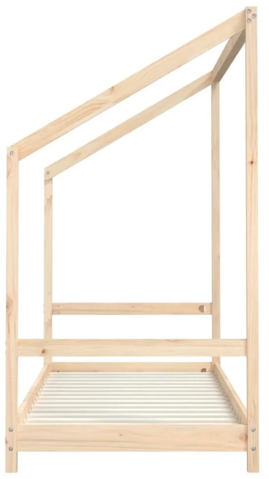 tömör fenyőfa gyerekágykeret 2 x (80 x 200) cm