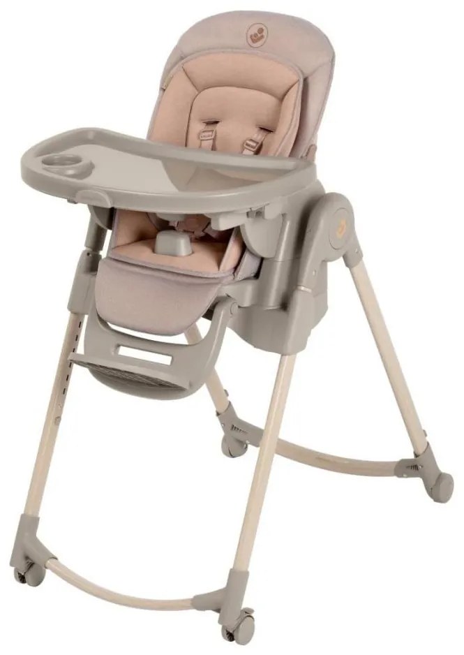 Maxi-Cosi - Gyermek étkezőszék MINLA PLUS bézs/rózsaszín