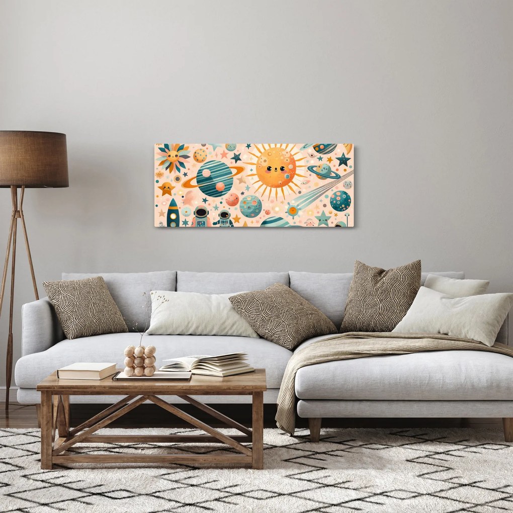 Kép - Darabok az űrből (120x50 cm)