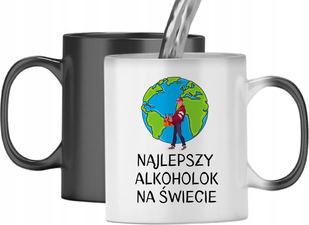 Mágikus Bögre Alkoholistáknak Színváltós Nyomtatott Fényképpel