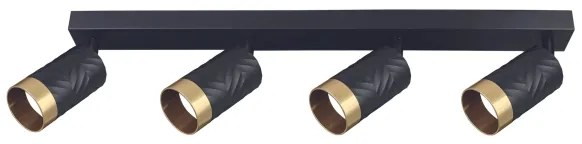 Spotlámpa ARRAS 4xGU10/10W/230V fekete