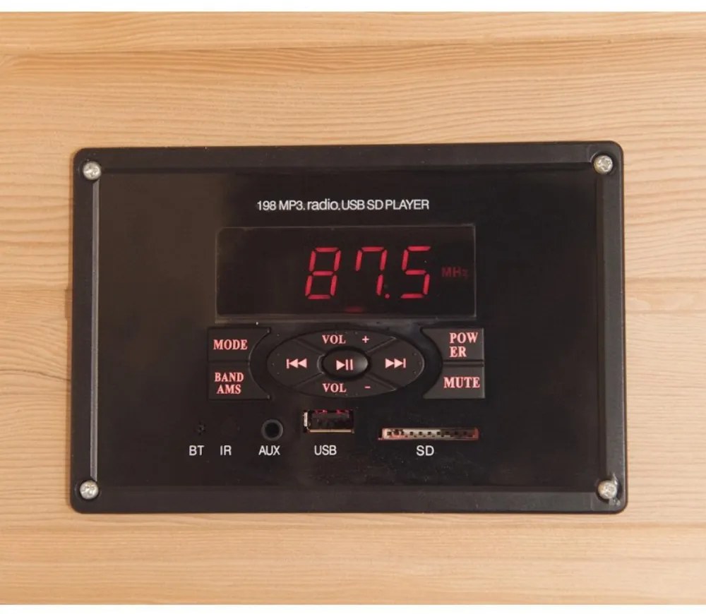 Sauna DeLuxe 4004 Carbon, világosbarna
