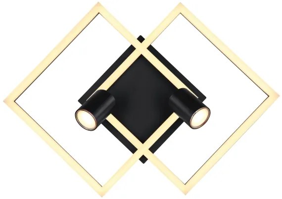 Globo 67308-36 - LED Mennyezeti lámpa DANNY 2xLED/18W/230V + 2xGU10/35W/230V