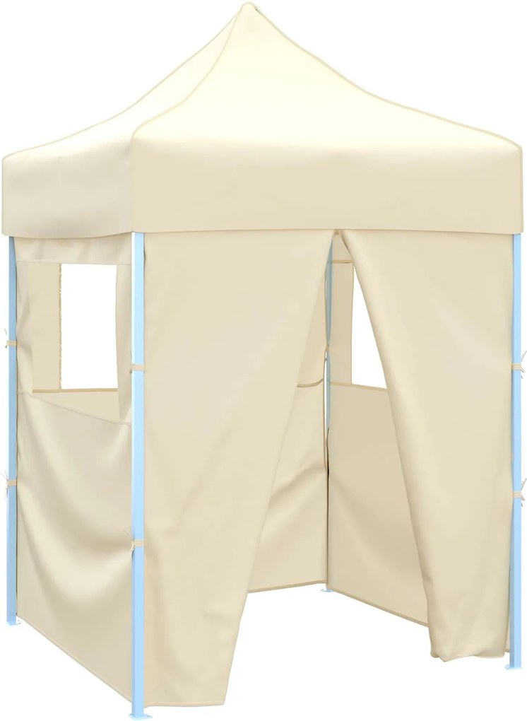 vidaXL Partysátor Krém 200 x 200 x 315 cm Oxford Szövet