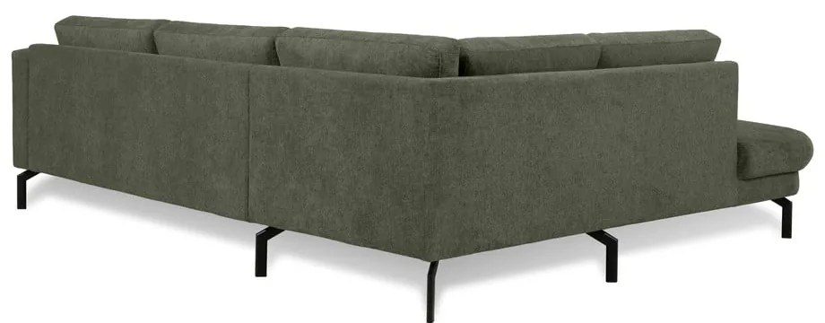 Sötétzöld sarokkanapé (bal oldali) Gomero – Scandic