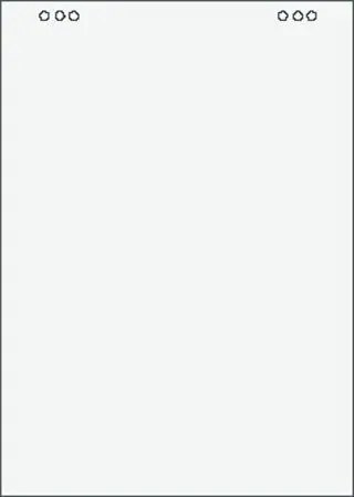 Flipchart papír, sima, 65x95 cm, 5x20 lap, VICTORIA VISUAL (VPTP)