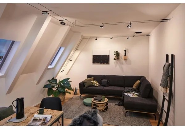 Paulmann 94485 - 5x4,8W LED FRAME spotlámpa 230V fekete készlet