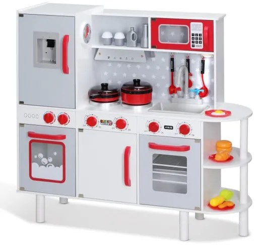 Deuba Gyerek fa játékkonyha tartozékokkal
