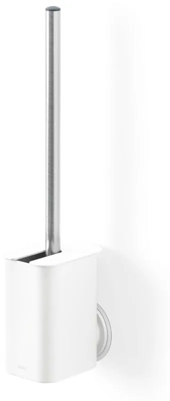Fehér öntapadós újrahasznosított műanyag WC-kefe Flex Adhesive – Umbra